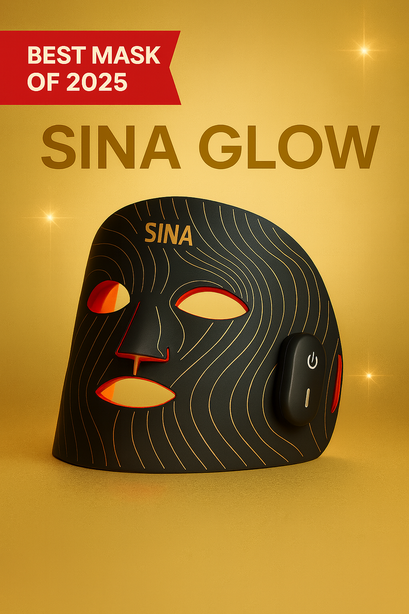 SINA GLOW Wireless LED Face Mask